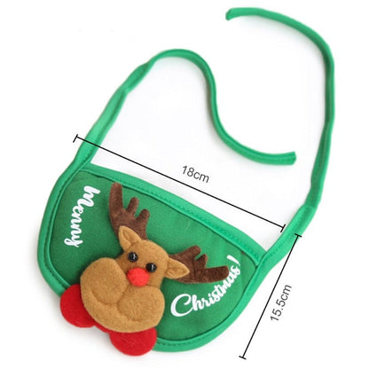 Christmas Dog Hats and Bibs – Festive Holiday Pet Accessories for Small to Medium Dogs, Available in Three Styles (Red, Green & White) Made of Soft Fleece, Polyester & Felt with Tie-On or Velcro Closure