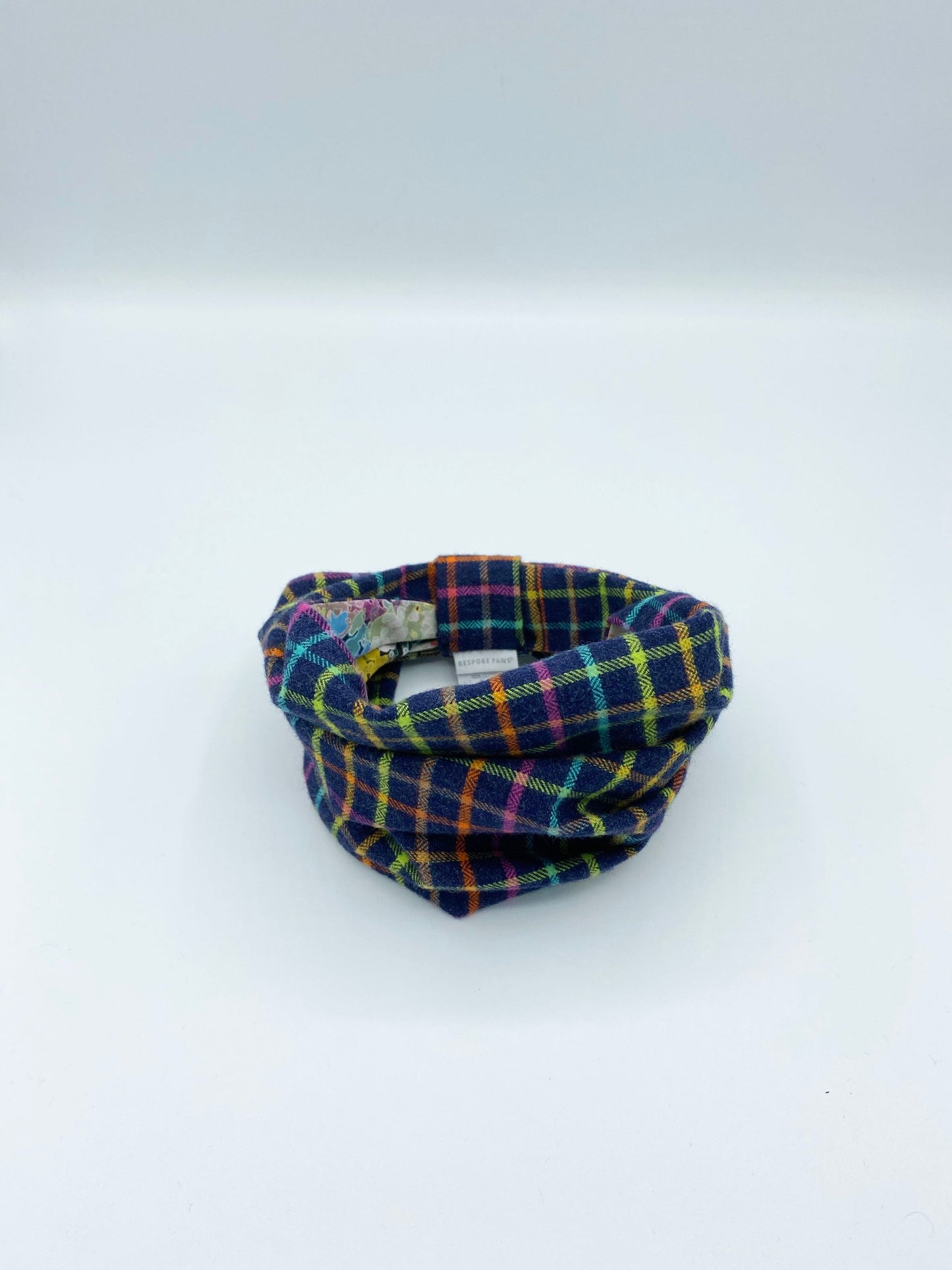 Brett Reversible Pet Snood | Cozy Cotton Flannel Dog Neck Warmer