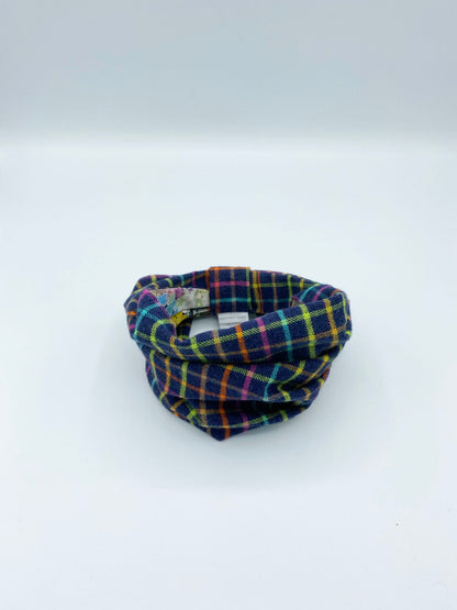 Brett Reversible Pet Snood | Cozy Cotton Flannel Dog Neck Warmer