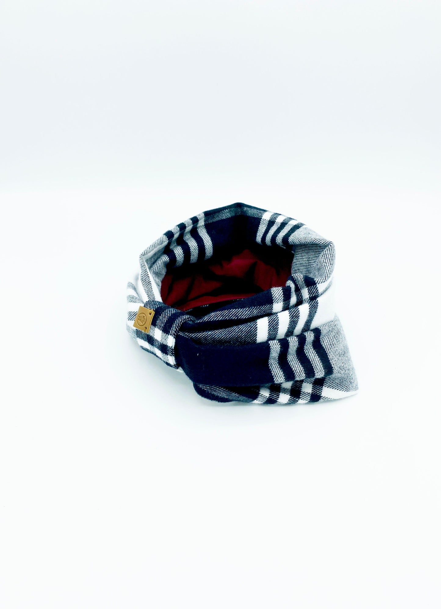 Bobby Reversible Pet Snood | Dual-Sided Cotton Flannel Dog Neck Warmer