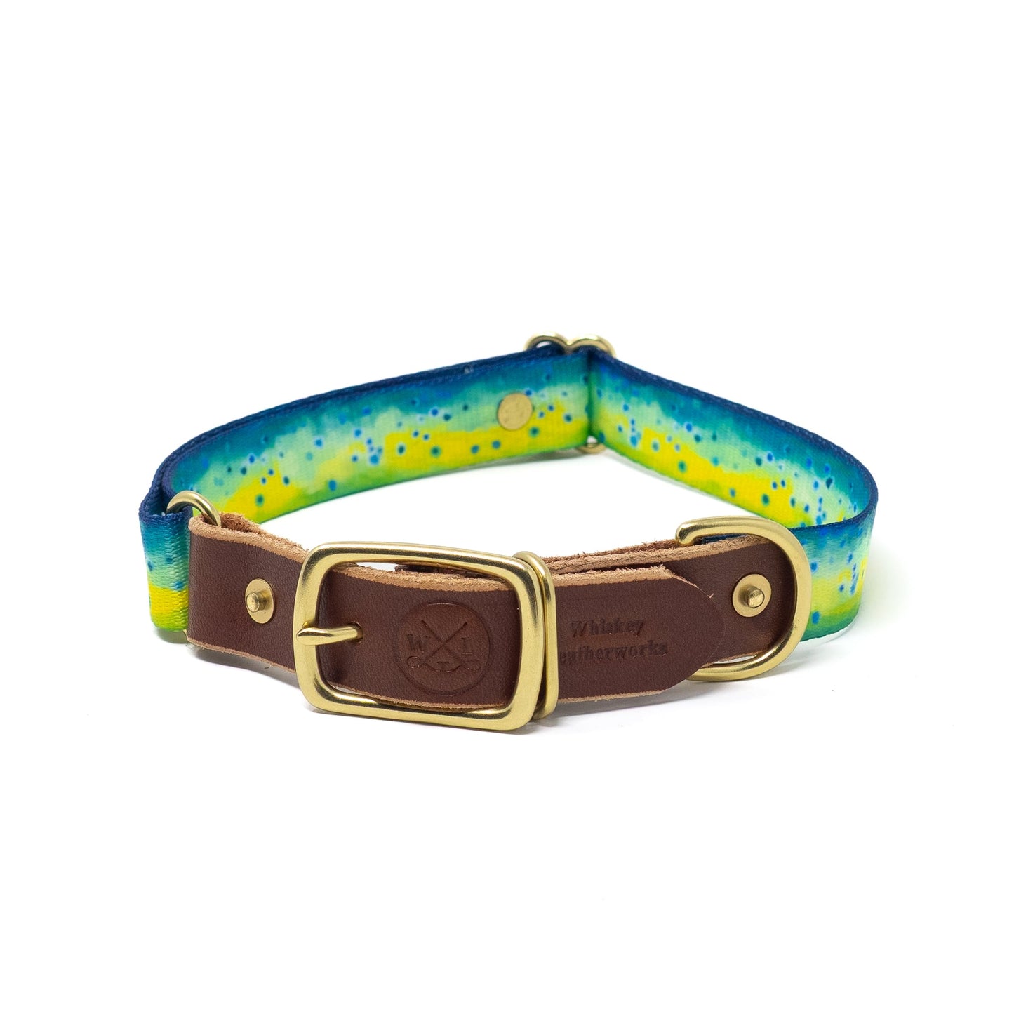 Saltwater Dog Collar – Handmade Waterproof Brass Buckle Beach Collar