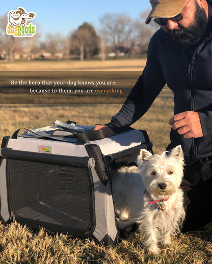 The Foldable Travel Dog Crate By DogGoods ™