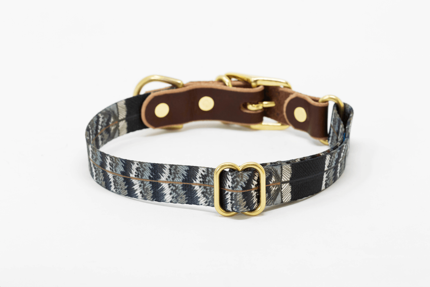 Upland Series Leather-Backed Dog Collar