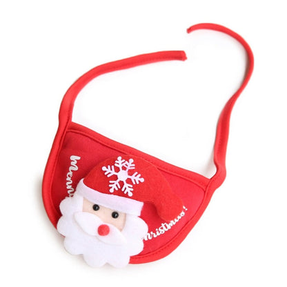 Christmas Dog Hats and Bibs – Festive Holiday Pet Accessories for Small to Medium Dogs, Available in Three Styles (Red, Green & White) Made of Soft Fleece, Polyester & Felt with Tie-On or Velcro Closure