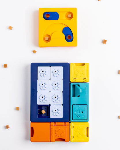 Pawzler Smarty Set | Intermediate Dog Puzzle Toy for Mental Stimulation & Problem Solving