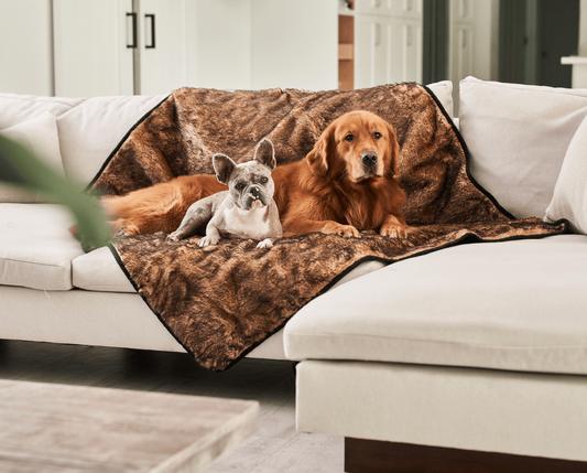 PupProtector™ Cool Comfort Waterproof Throw Blanket - Sable Tan