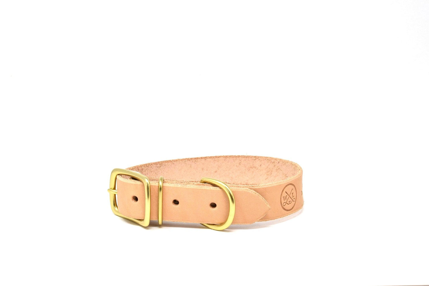 Full Leather Dog Collar – Premium Horween & Wickett & Craig Leather (Handmade USA)