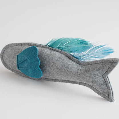 Nooee Pet Felt Animal Toy – Soft & Durable Indoor Play Toy for Dogs & Cats, Lightweight Polyester Felt, Multiple Shapes (Dog, Elephant, Fish, Bird), Sizes 7.5”–10”