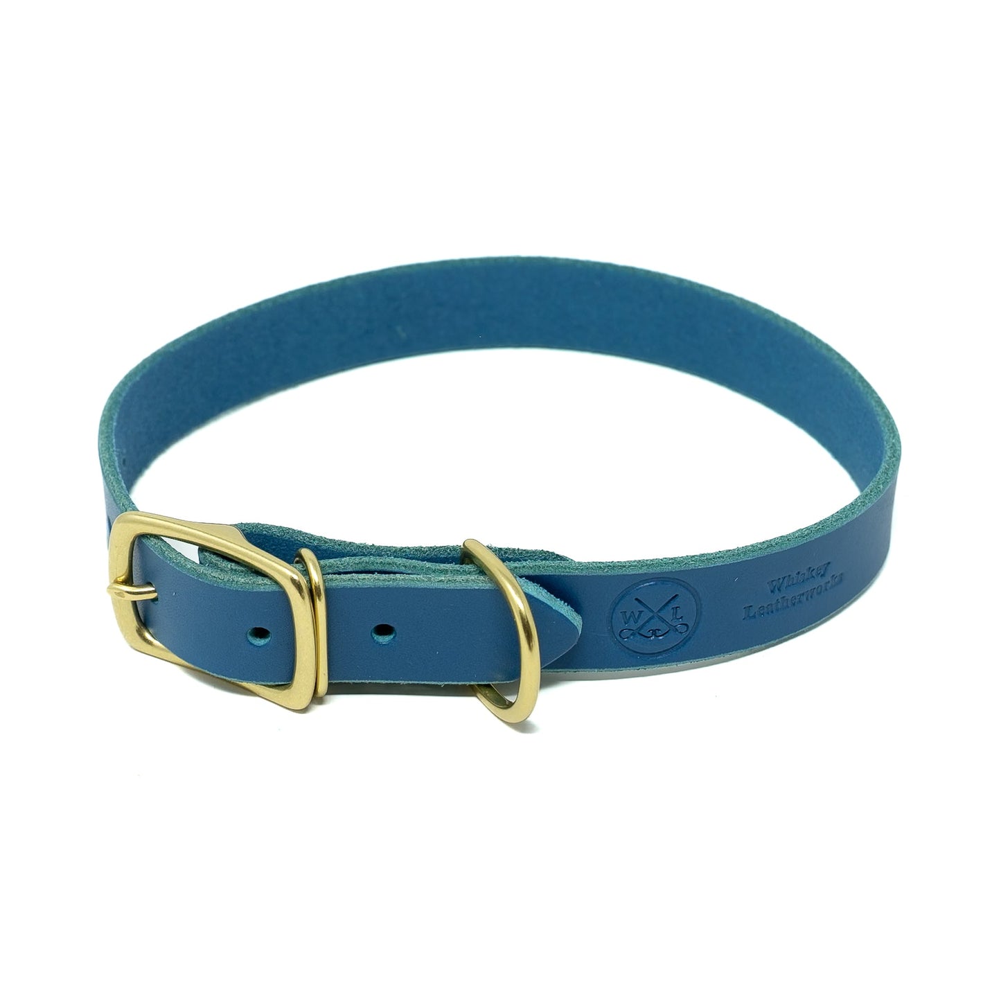 Full Leather Dog Collar – Premium Horween & Wickett & Craig Leather (Handmade USA)