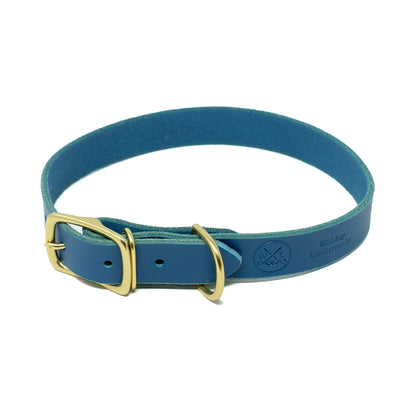 Full Leather Dog Collar – Premium Horween & Wickett & Craig Leather (Handmade USA)