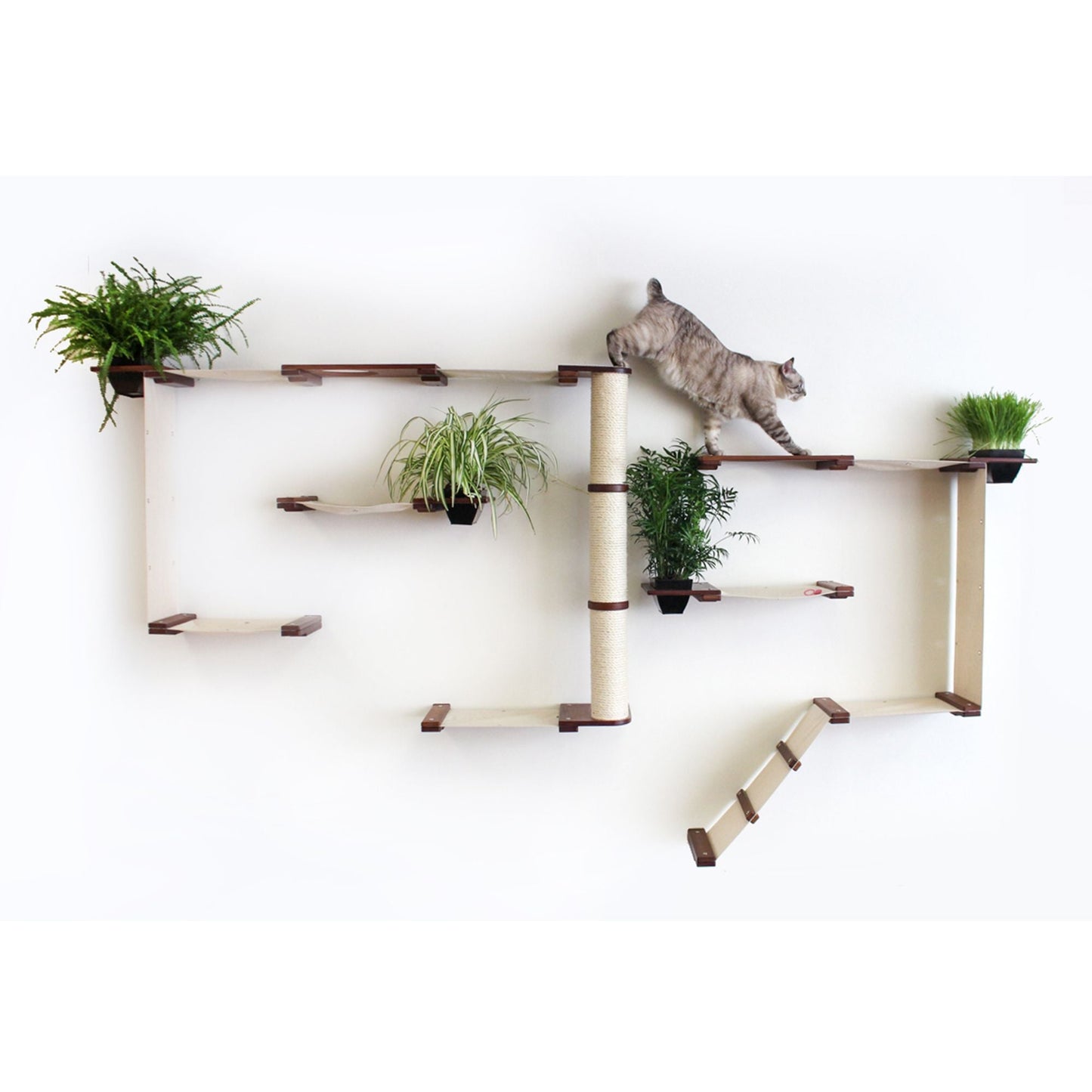 The Gardens - Modern Cat Tree with Plants