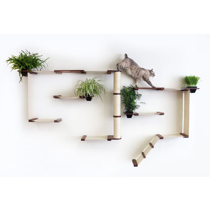 The Gardens - Modern Cat Tree with Plants
