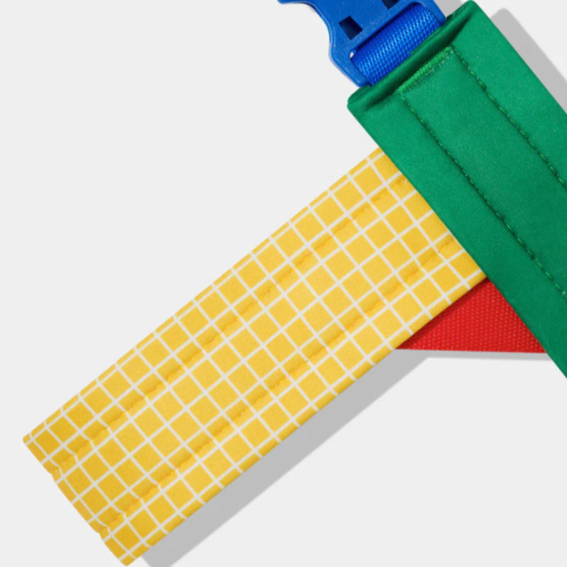 Yellow Chroma Dog Harness & Leash Set – Adjustable Vetreska Designer Set for Small Dogs (XS–M)