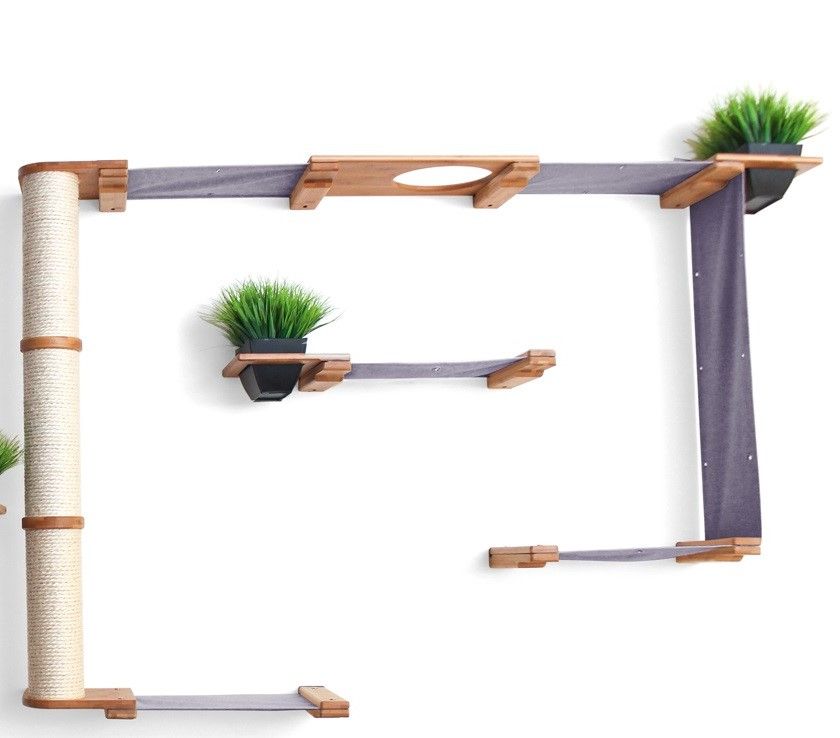 The Gardens - Modern Cat Tree with Plants