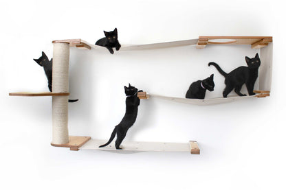 Cat Maze Wall - 3 Tier Cat Tree