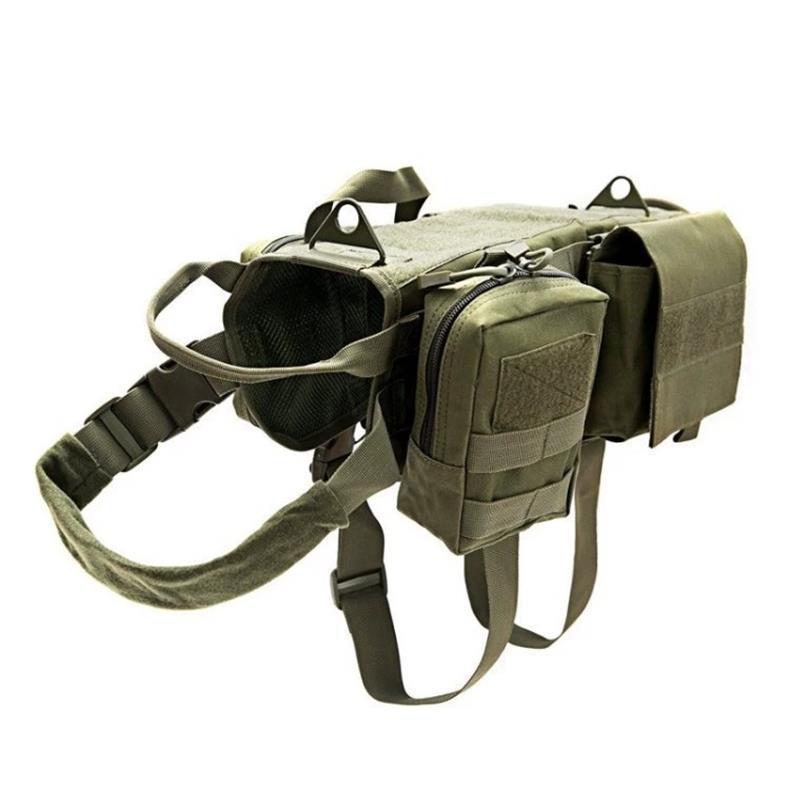 Ihrtrade Tactical Dog Harness Molle Military Vest