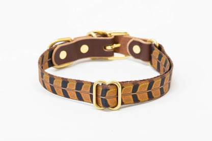 Upland Series Leather-Backed Dog Collar
