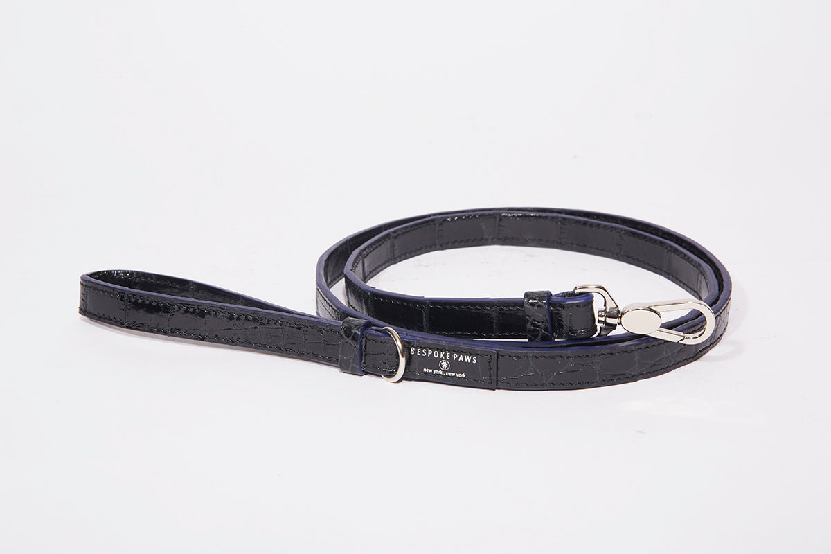 Small Alligator Dog Leash | Luxury 100% Alligator Leather Leash for Small Dogs