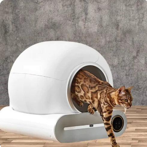 AutoClean Smart Automatic Cat Litter Box – Self-Cleaning Modern Litter System