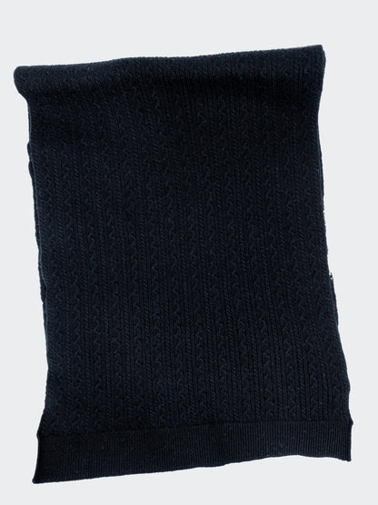 Cashmere Blend Scarf Sets for Pets & Their Humans — Black & White