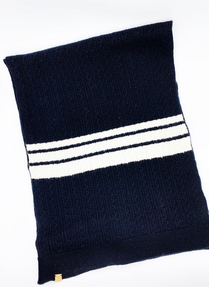 Cashmere Blend Scarf Sets for Pets & Their Humans — Black & White