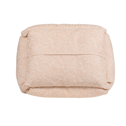 Body Glove Paintflower Kuddler Pet Bed | Water-Resistant Canvas Dog Bed with Recycled Fill & Bolster Pillows