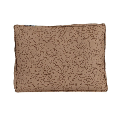 Body Glove Paintflower Pet Napper | Water-Resistant Canvas Dog Bed with Recycled Fill & Washable Cover