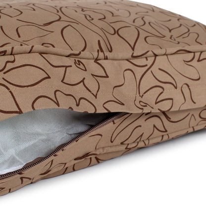 Body Glove Paintflower Pet Napper | Water-Resistant Canvas Dog Bed with Recycled Fill & Washable Cover