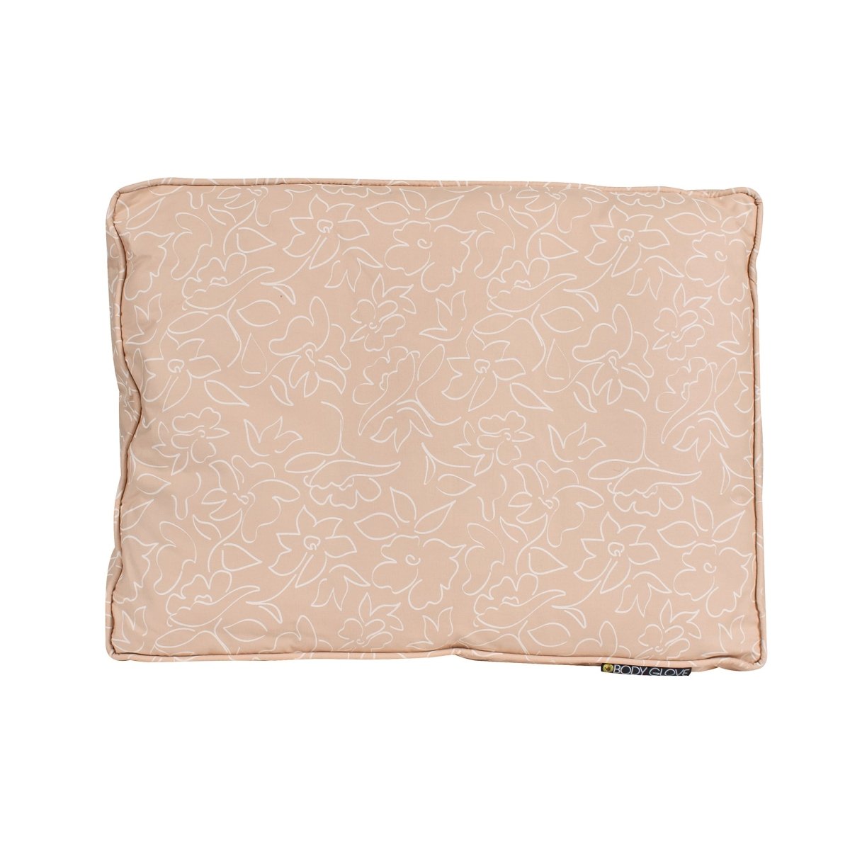 Body Glove Paintflower Pet Napper | Water-Resistant Canvas Dog Bed with Recycled Fill & Washable Cover