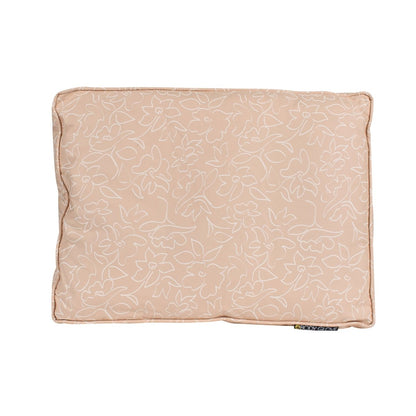 Body Glove Paintflower Pet Napper | Water-Resistant Canvas Dog Bed with Recycled Fill & Washable Cover