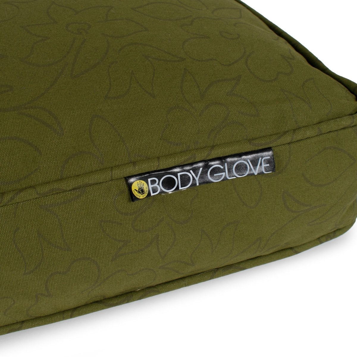 Body Glove Paintflower Pet Napper | Water-Resistant Canvas Dog Bed with Recycled Fill & Washable Cover