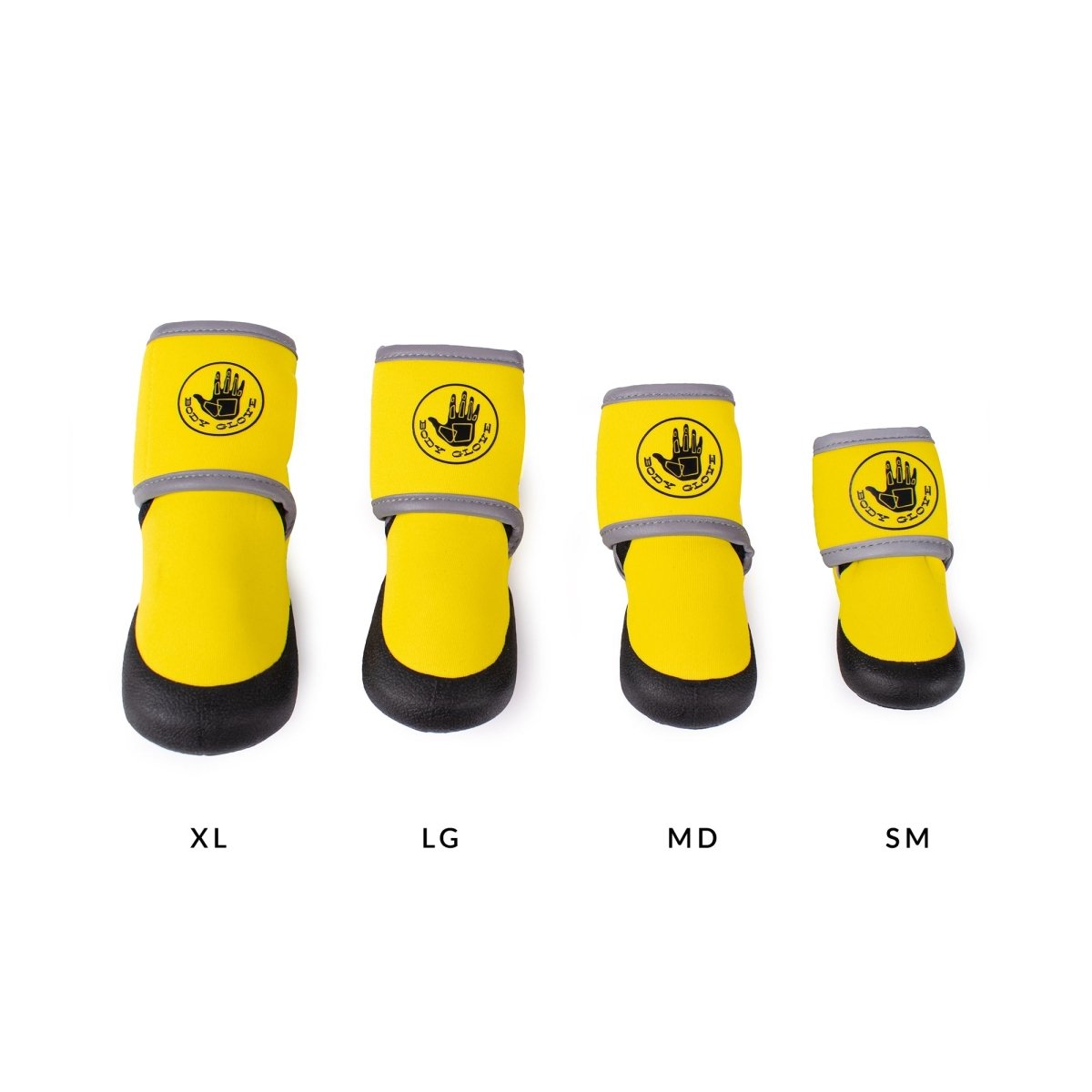 Body Glove Paw Protector Booties | Neoprene Dog Boots with Rubber Soles & Reflective Straps