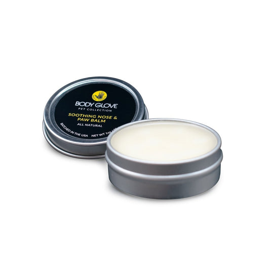 Body Glove All-Natural Soothing Nose & Paw Balm | Shea Butter & Beeswax Protective Moisturizer for Pets (Made in USA)