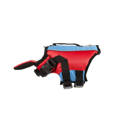 Body Glove Ripstop Pet Life Jacket | Durable Nylon Dog Life Vest with Chin Flap, Grab Handle & Reflective Accents