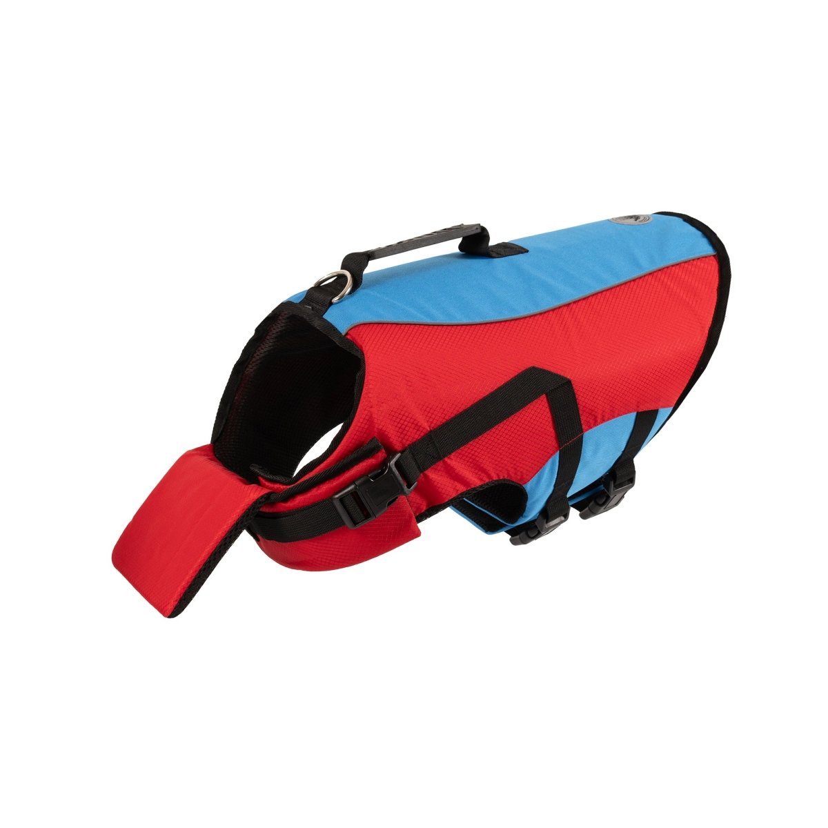 Body Glove Ripstop Pet Life Jacket | Durable Nylon Dog Life Vest with Chin Flap, Grab Handle & Reflective Accents