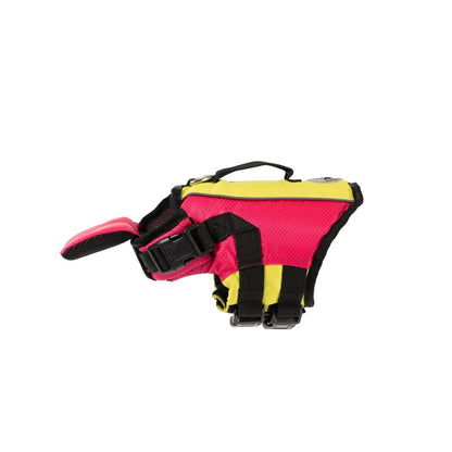 Body Glove Ripstop Pet Life Jacket | Durable Nylon Dog Life Vest with Chin Flap, Grab Handle & Reflective Accents