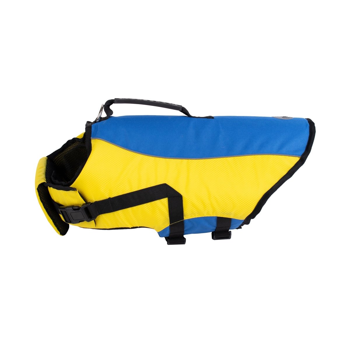 Body Glove Ripstop Pet Life Jacket | Durable Nylon Dog Life Vest with Chin Flap, Grab Handle & Reflective Accents