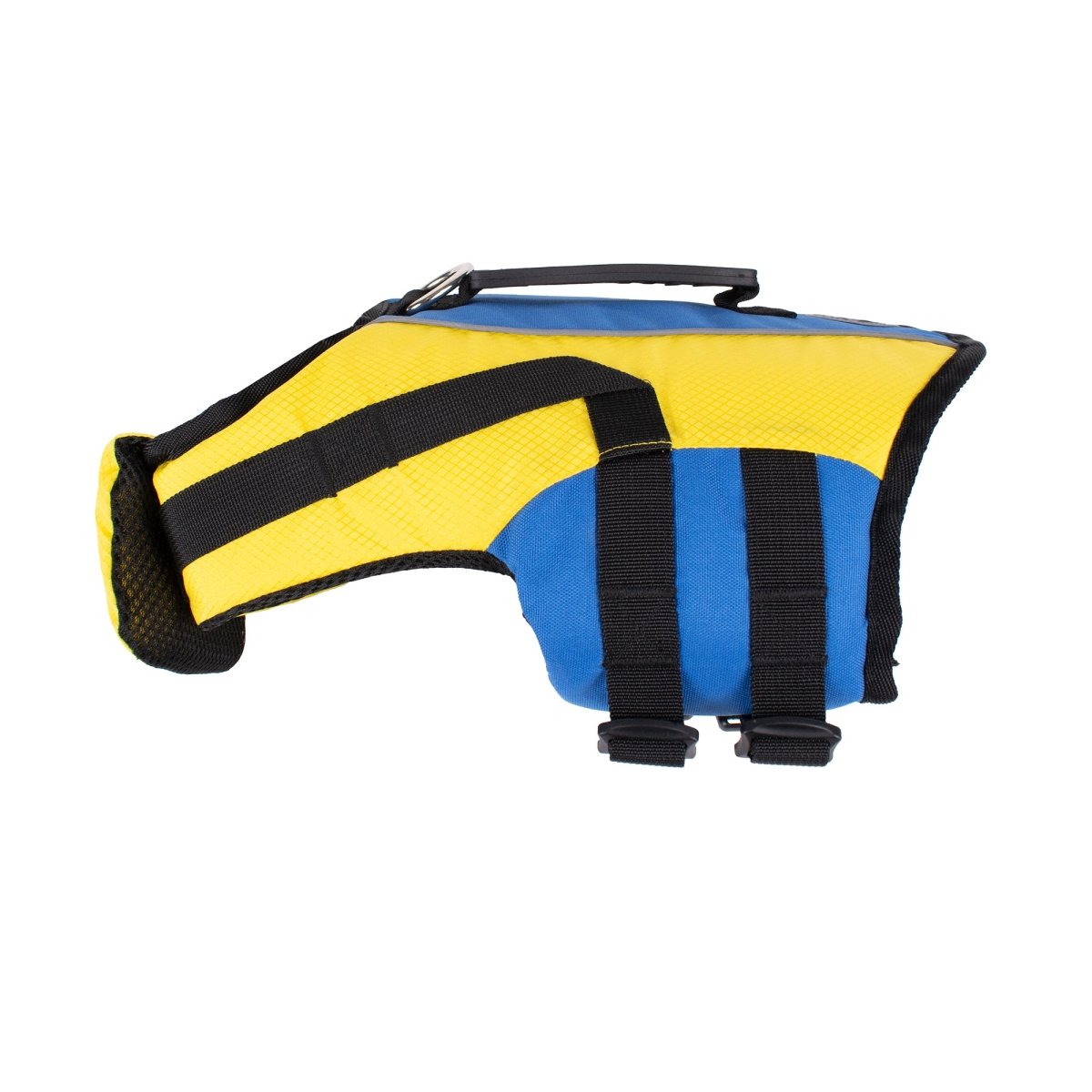 Body Glove Ripstop Pet Life Jacket | Durable Nylon Dog Life Vest with Chin Flap, Grab Handle & Reflective Accents