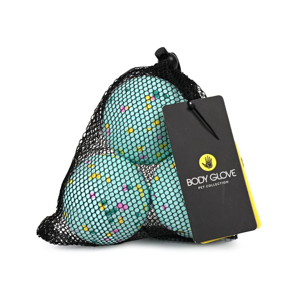 Body Glove Tough Ball 3-Pack | Ultra-Durable Floating Dog Fetch Balls (ETPU Foam)