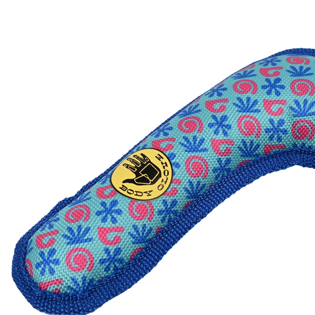 Body Glove Tough Toss Boomerang | Durable Floating Flying Disc Toy for Dogs with Squeaker