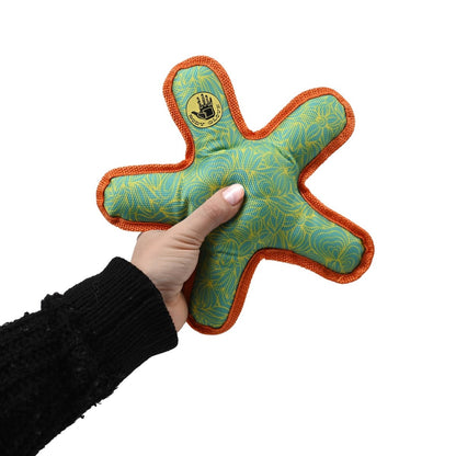 Body Glove Tough Toss Star | Durable Floating Flying Disc Dog Toy with Squeaker