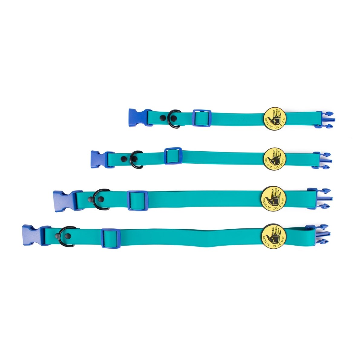 Body Glove Waterproof Dog Collar | Adjustable Biothane Webbing, High-Visibility Colors — Made in USA