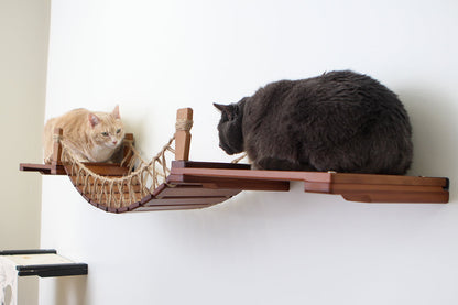 Cat Wall Bridge and Shelf Set