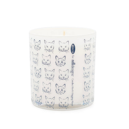 Cat Heads Jar Candle – Rolling in Grass Scent | 12oz Odor-Neutralizing Soy Wax Candle (Made in USA)