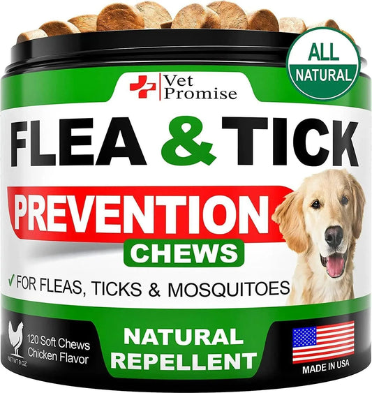 Chicken-Flavored Dog Insect Guard Chews – 120ct