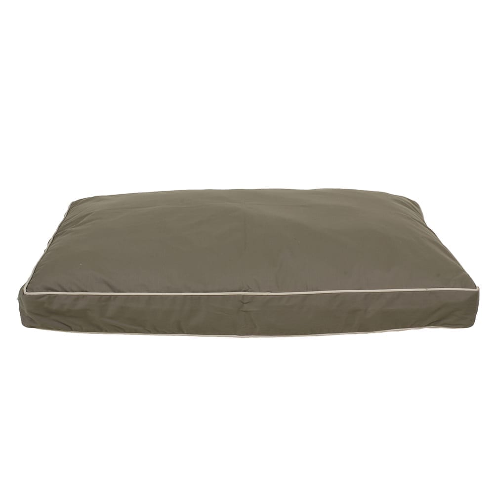Classic Canvas Rectangle Jamison Dog Bed | Durable Cotton Cover with MemoryFiber™, Orthopedic or Memory Foam Inserts