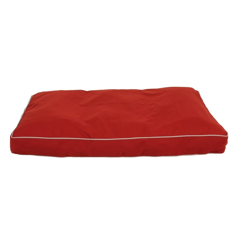 Classic Canvas Rectangle Jamison Dog Bed | Durable Cotton Cover with MemoryFiber™, Orthopedic or Memory Foam Inserts