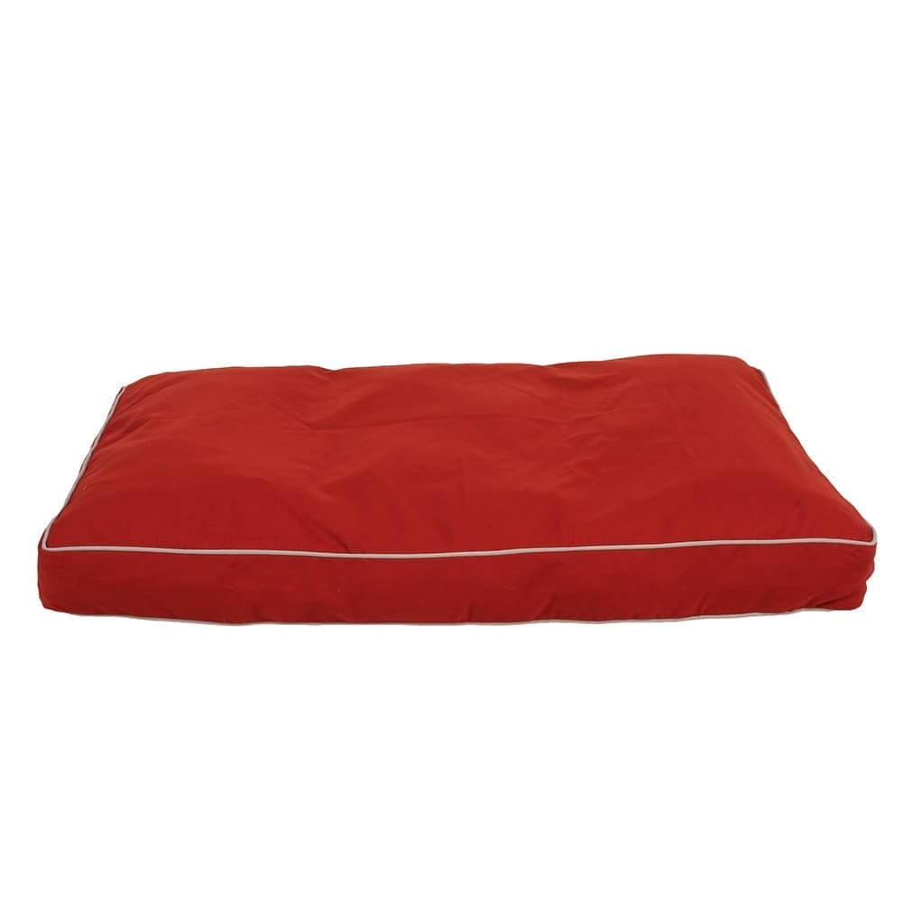 Classic Canvas Rectangle Jamison Dog Bed | Durable Cotton Cover with MemoryFiber™, Orthopedic or Memory Foam Inserts