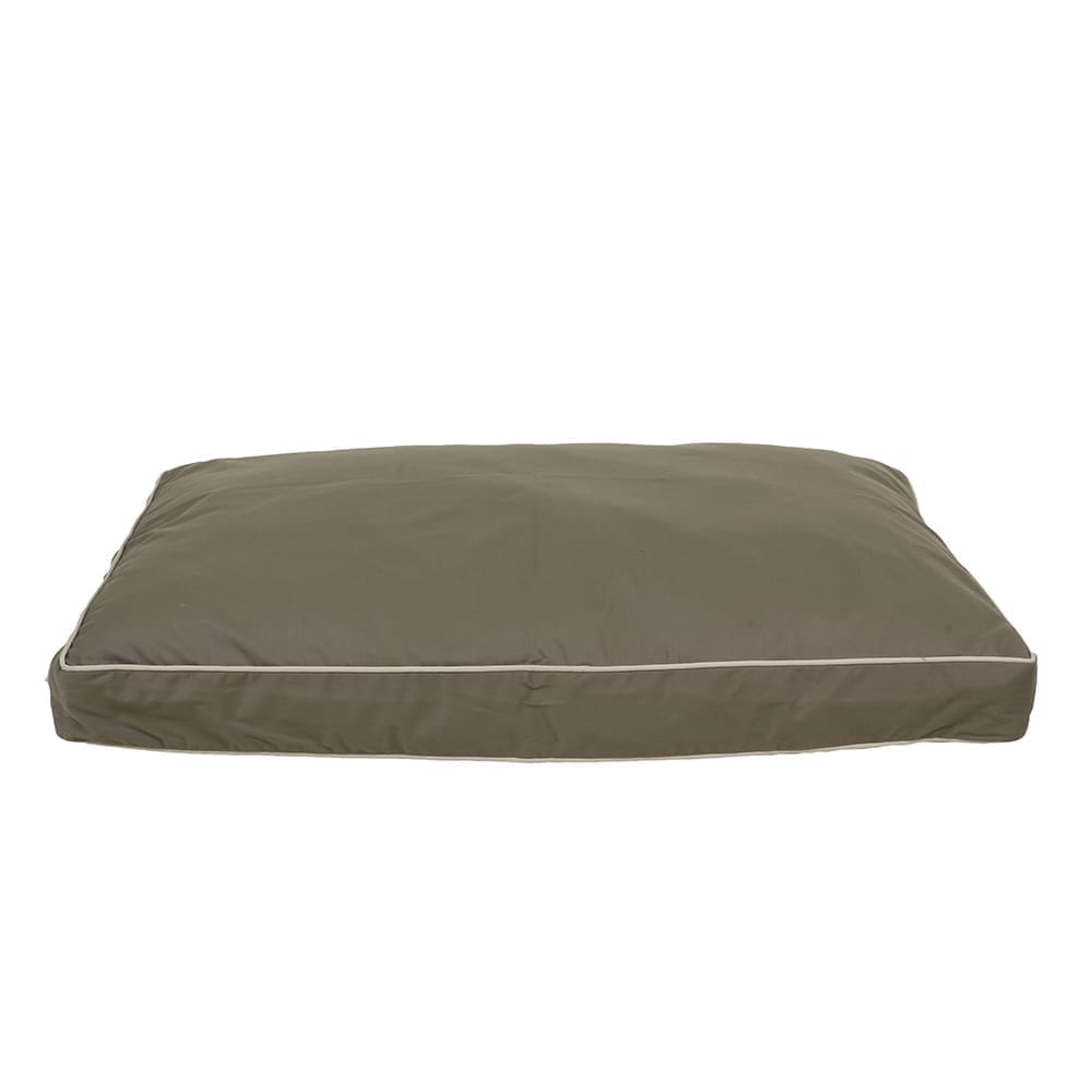Classic Canvas Rectangle Jamison Dog Bed | Durable Cotton Cover with MemoryFiber™, Orthopedic or Memory Foam Inserts