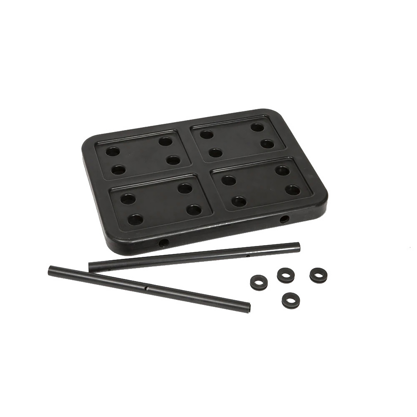 Dakota 283 Forever Insert Kennel Divider with Dakota Guard – Medium, Black Molded Plastic with Nylon Support Rods, Adjustable Ventilated 2-Piece Design